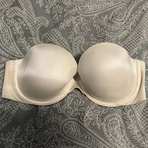 Victoria's Secret Cream Strapless Bra